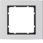 HAGER BOCCHIOTTI - Cornice singola Berker B.3 alu/antracite opaco, alluminio anodizzato