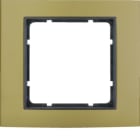 HAGER BOCCHIOTTI - Cornice singola Berker B.3 alu oro/antracite opaco, alluminio anodizzato