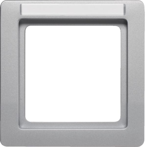 HAGER BOCCHIOTTI - Cornice con etichetta singola Berker Q.1 alu velluto, verniciato 10116014