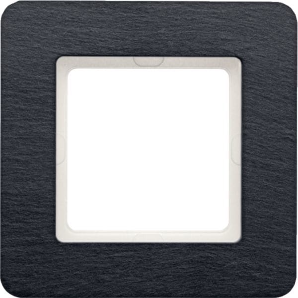 HAGER BOCCHIOTTI - Cornice singola Berker Q.7 ardesia naturale 10116030