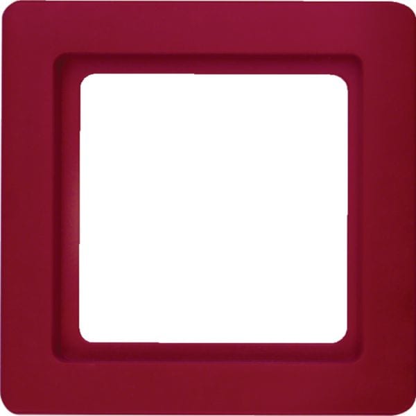 HAGER BOCCHIOTTI - Cornice singola Berker Q.1 rosso velluto