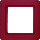 HAGER BOCCHIOTTI - Cornice singola Berker Q.1 rosso velluto