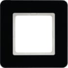 HAGER BOCCHIOTTI - Cornice singola Berker Q.7 vetro nero 10116076