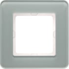 HAGER BOCCHIOTTI - Cornice singola Berker Q.7 vetro bianco polare