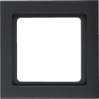 HAGER BOCCHIOTTI - Cornice singola Berker Q.3 antracite velluto, verniciato 10116096