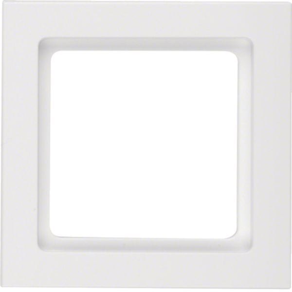 HAGER BOCCHIOTTI - Cornice singola Berker Q.3 bianco polare velluto 10116099