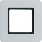 HAGER BOCCHIOTTI - Cornice singola Berker Q.7 alluminio anodizzato,?per illuminazione