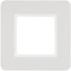 HAGER BOCCHIOTTI - Cornice singola Berker Q.7 bianco polare velluto, verniciato