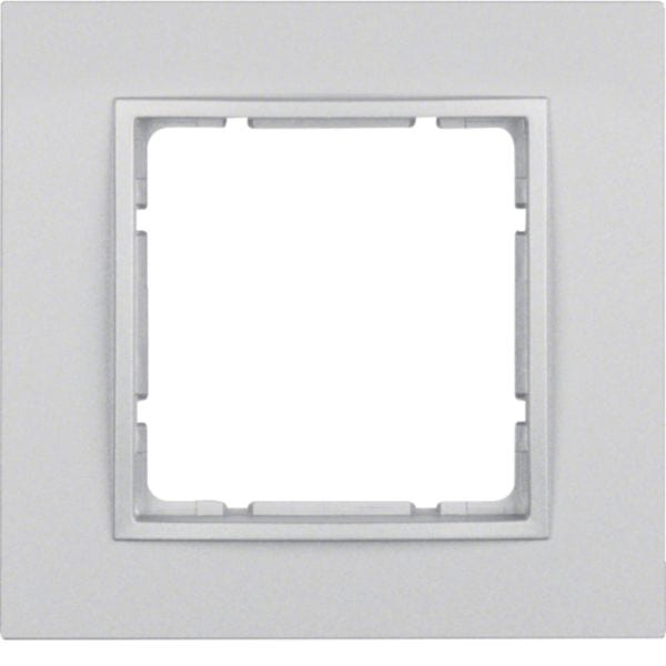 HAGER BOCCHIOTTI - Cornice singola Berker B.7 alu opaco, verniciato 10116424