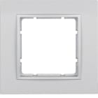 HAGER BOCCHIOTTI - Cornice singola Berker B.7 alu opaco, verniciato