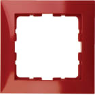 HAGER BOCCHIOTTI - Cornice singola Berker S.1 rosso lucido
