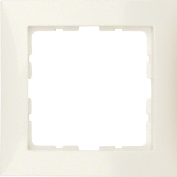 HAGER BOCCHIOTTI - Cornice singola Berker S.1 bianco lucido