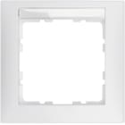 HAGER BOCCHIOTTI - Cornice singola Berker S.1 bianco polare opaco