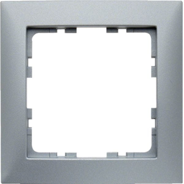 HAGER BOCCHIOTTI - Cornice singola Berker S.1 alu opaco 10119939