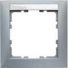 HAGER BOCCHIOTTI - Cornice singola Berker S.1 alu opaco