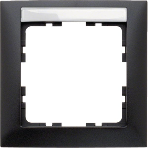 HAGER BOCCHIOTTI - Cornice singola Berker S.1 antracite opaco