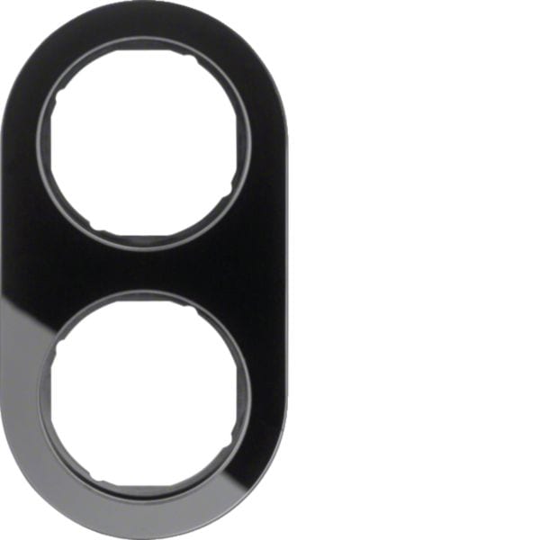 HAGER BOCCHIOTTI - Cornice doppia Serie R.classic?vetro nero 10122016