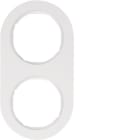 HAGER BOCCHIOTTI - Cornice doppia Serie R.classic bianco polare lucido 10122089
