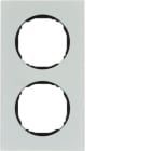 HAGER BOCCHIOTTI - Cornice doppia R.8 vetro bianco polare