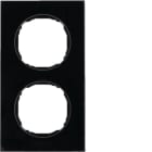 HAGER BOCCHIOTTI - Cornice doppia R.8 vetro nero 10122616