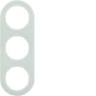 HAGER BOCCHIOTTI - Cornice tripla Serie R.classic?vetro bianco polare 10132009