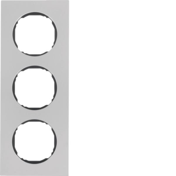 HAGER BOCCHIOTTI - Cornice tripla R.8 acciaio inox 10132614