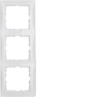 HAGER BOCCHIOTTI - Cornice tripla Berker S.1 bianco polare lucido