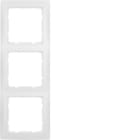 HAGER BOCCHIOTTI - Cornice tripla Berker S.1 bianco polare opaco 10139909