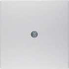 HAGER BOCCHIOTTI - Pezzo centrale per passacavo Berker B.7 alu opaco, verniciato