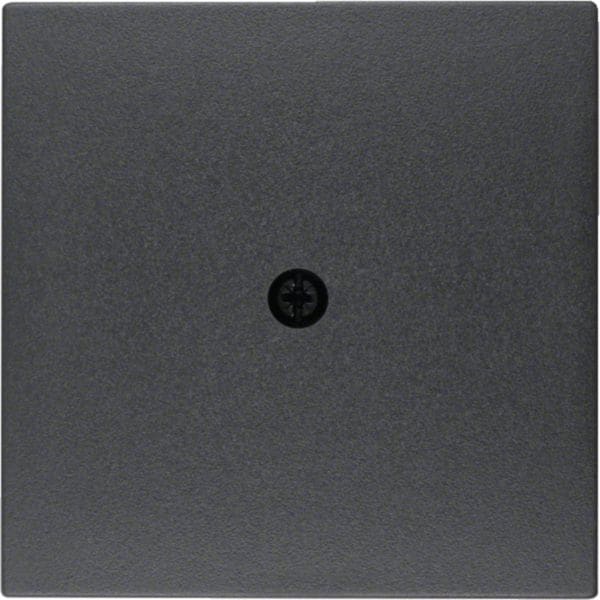 HAGER BOCCHIOTTI - Pezzo centrale per passacavo Berker B.3/B.7 antracite opaco