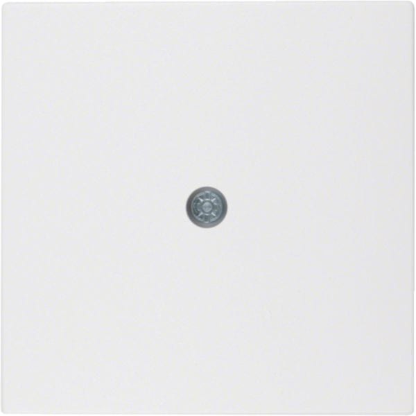 HAGER BOCCHIOTTI - Pezzo centrale per passacavo Berker S.1/B.3/B.7 bianco polare opaco 10191909