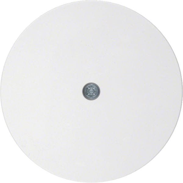 HAGER BOCCHIOTTI - Pezzo centrale per passacavo Berker R.1/R.3/R.?classic bianco polare lucido 10192089