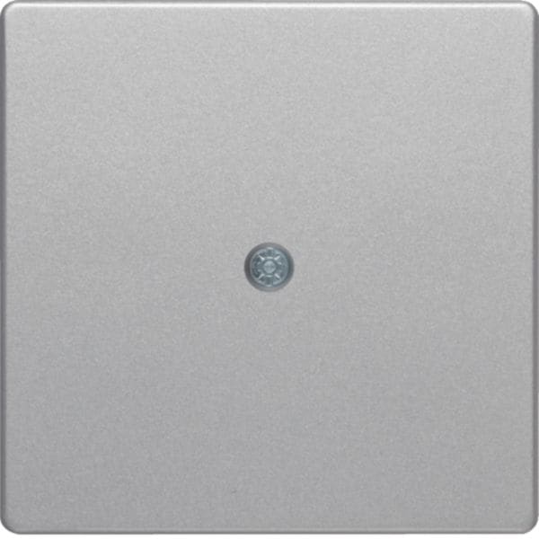 HAGER BOCCHIOTTI - Pezzo centrale per passacavo Berker Q.1/Q.3 alu velluto, verniciato 10196084