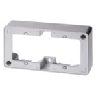 HAGER BOCCHIOTTI - Cornice doppia per montaggio a parete bianco polare lucido 10300069