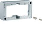 HAGER BOCCHIOTTI - Cornice doppia per montaggio a parete alu velluto, verniciato 10306084