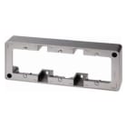 HAGER BOCCHIOTTI - Cornice tripla per montaggio a parete antracite velluto, verniciato