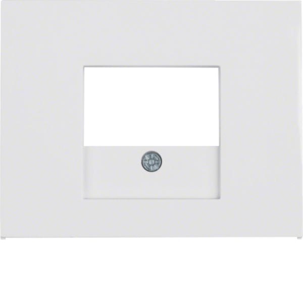 HAGER BOCCHIOTTI - Pezzo centrale con finestra TAE Berker K.1 bianco polare lucido 10357009