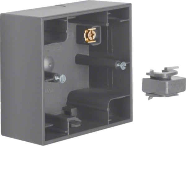 HAGER BOCCHIOTTI - Scatola a parete singola Berker K.1 antracite opaco, verniciato 10417006