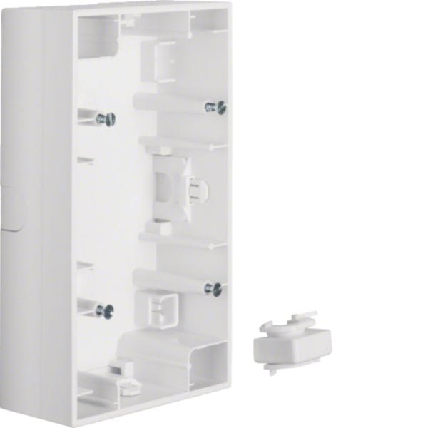 HAGER BOCCHIOTTI - Scatola a parete doppia verticale Berker K.1 bianco polare lucido 10427009