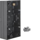 HAGER BOCCHIOTTI - Scatola a parete doppia Berker R.3 nero lucido 10428935