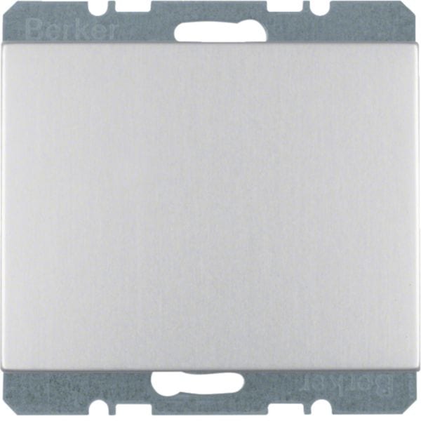 HAGER BOCCHIOTTI - Inserto cieco con pezzo centrale Berker K.5 alu, alluminio anodizzato 10457003