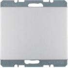 HAGER BOCCHIOTTI - Inserto cieco con pezzo centrale Berker K.5 alu, alluminio anodizzato