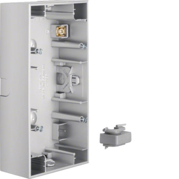HAGER BOCCHIOTTI - Scatola a parete doppia orizzontale Berker K.5 alu opaco, verniciato 10527003