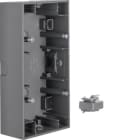 HAGER BOCCHIOTTI - Scatola a parete doppia orizzontale Berker K.1 antracite opaco, verniciato 10527006