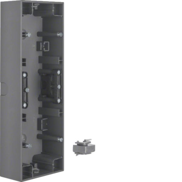 HAGER BOCCHIOTTI - Scatola a parete tripla orizzontale Berker K.1 antracite opaco, verniciato 10537006