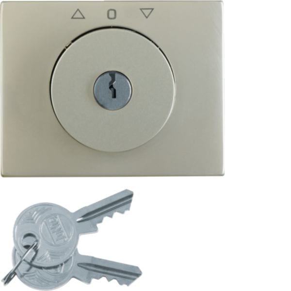 HAGER BOCCHIOTTI - Pezzo c.le serratura e funz. puls. x venez. chiave estr. in pos. 0 K.5 acc. inox