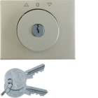 HAGER BOCCHIOTTI - Pezzo c.le serratura e funz. puls. x venez. chiave estr. in pos. 0 K.5 acc. inox