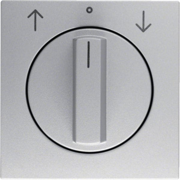 HAGER BOCCHIOTTI - Pezzo c.le  con manopola x commutatore a manopola per veneziane, B.7 alluminio 1080140400