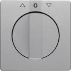 HAGER BOCCHIOTTI - Pezzo c.le con manopola x commutatore a manopola x veneziane, Q.1/Q.3 alluminio 1080608400