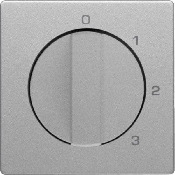 HAGER BOCCHIOTTI - Pezzo c.le con manopola x commutatore a 3 vie, con posizione 0, Q.x alluminio 1096608400